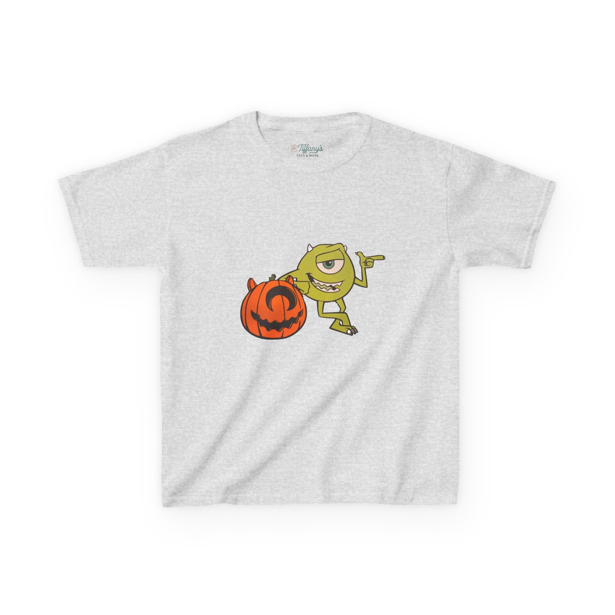 Halloween Kids Tee with Fun Pumpkin Design, Spooky Outfit, Trick or Treat Shirt, Kids Halloween Apparel, Cute Halloween Costume