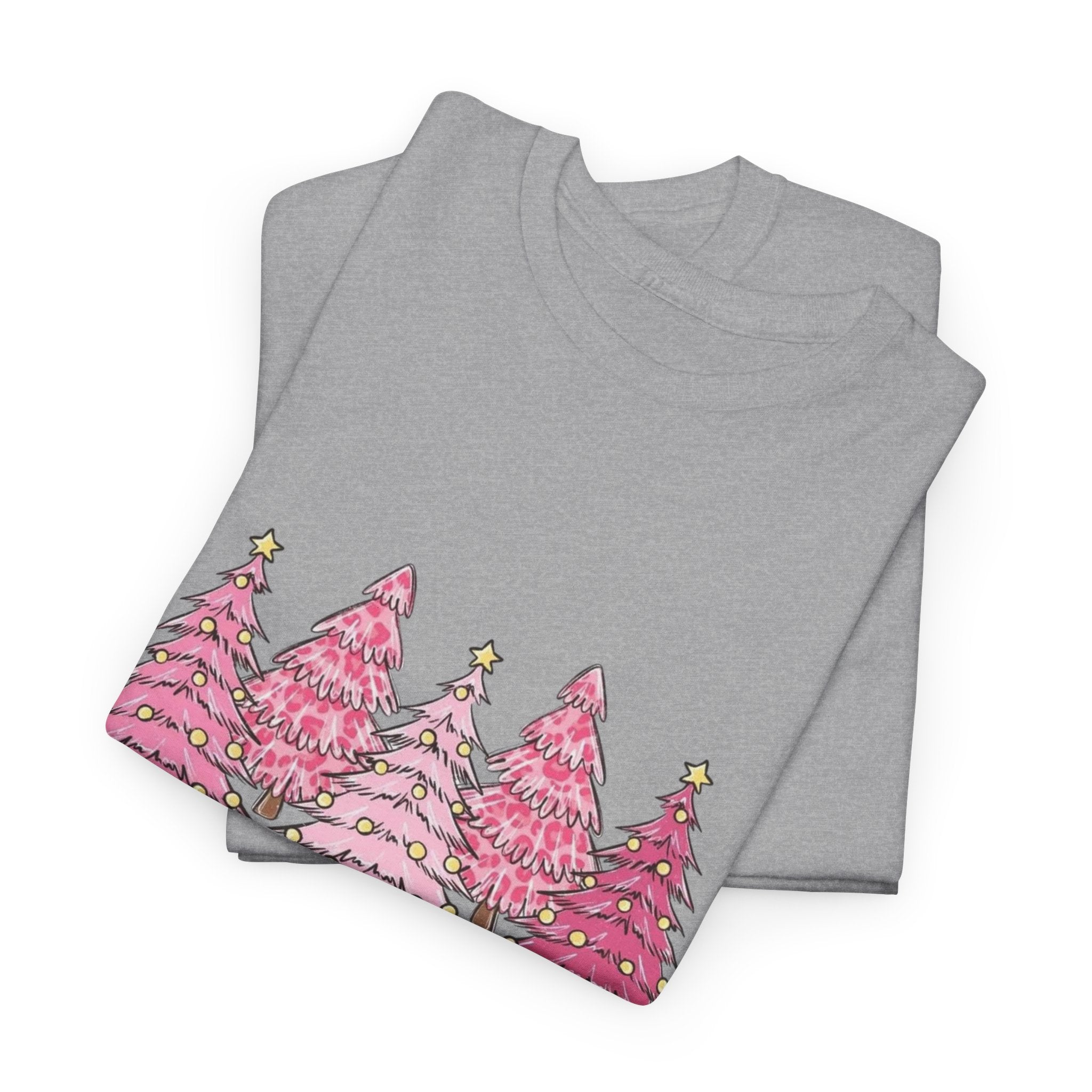 Merry Christmas Unisex Heavy Cotton Tee - Festive Holiday Shirt