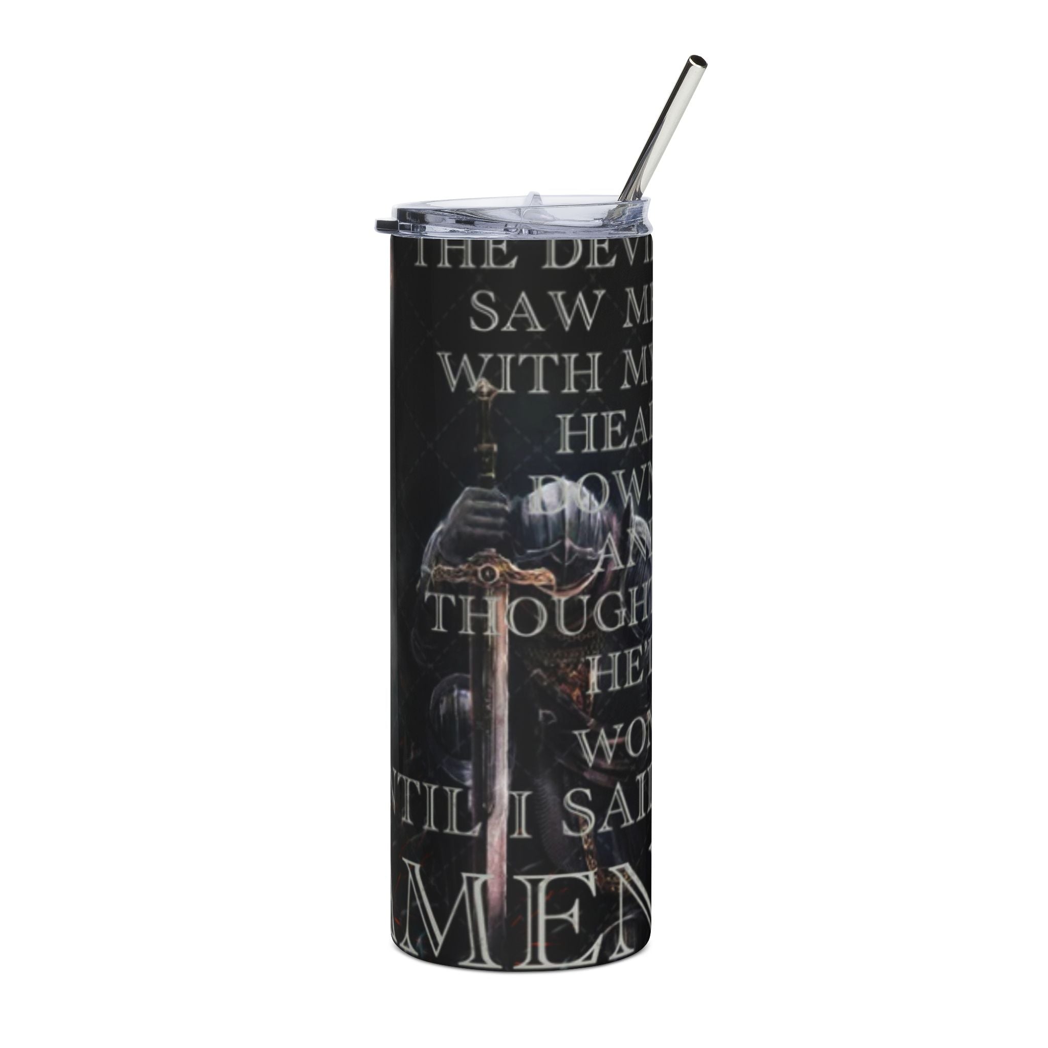 AMEN  Stainless Steel Tumbler 20oz - Inspirational Christian Design