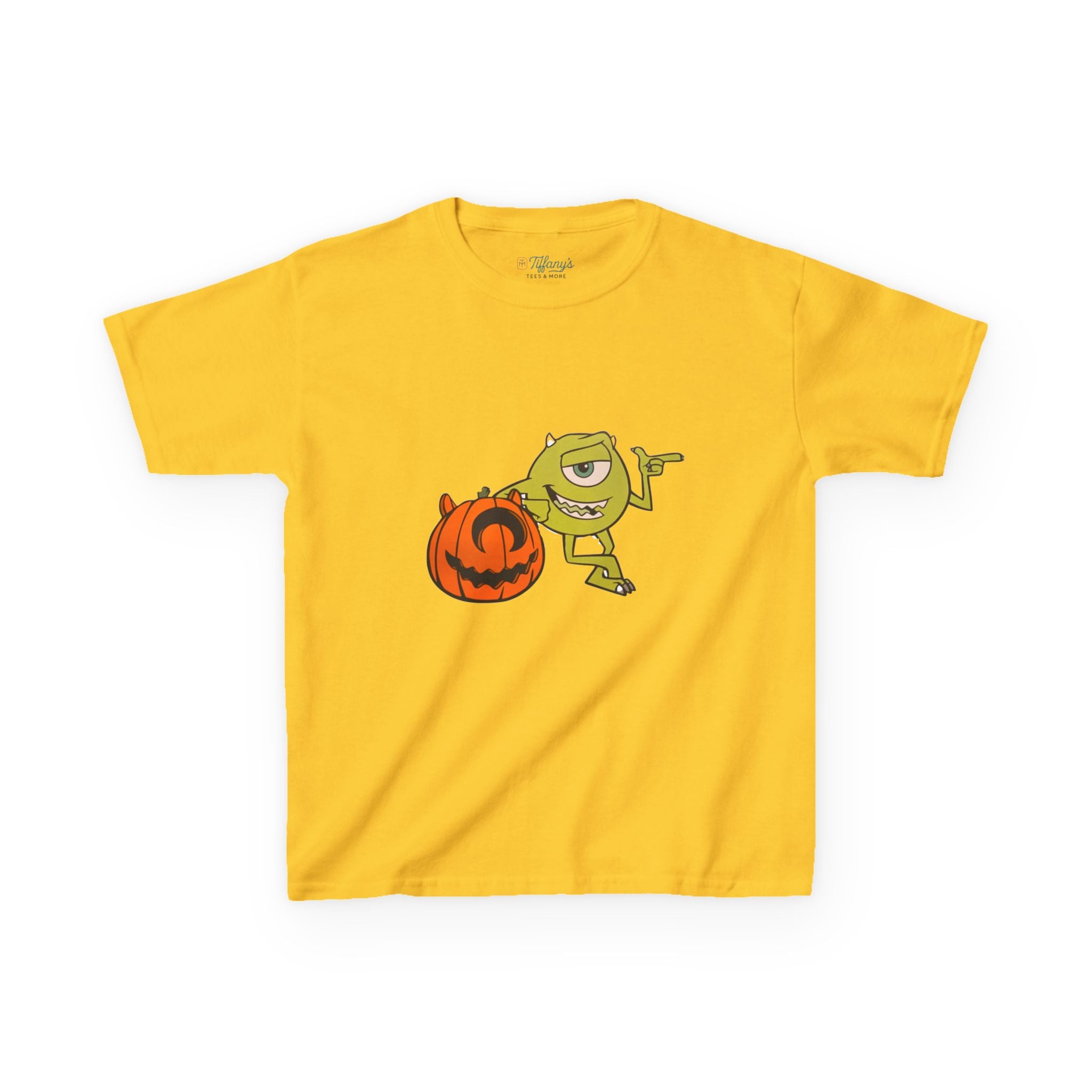 Halloween Kids Tee with Fun Pumpkin Design, Spooky Outfit, Trick or Treat Shirt, Kids Halloween Apparel, Cute Halloween Costume