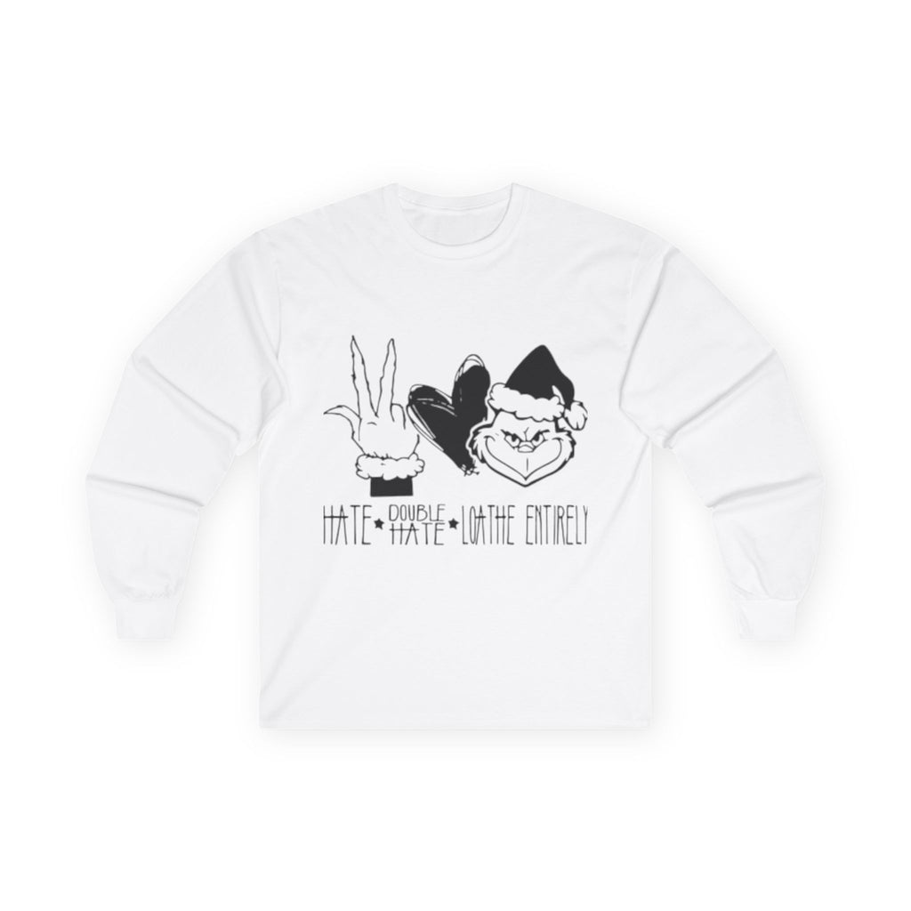 Unisex Long Sleeve Tee - Holiday Humor Shirt, Cozy Gift for Friends, Christmas Party Tee, Fun Winter Apparel, Seasonal Comedy Wear