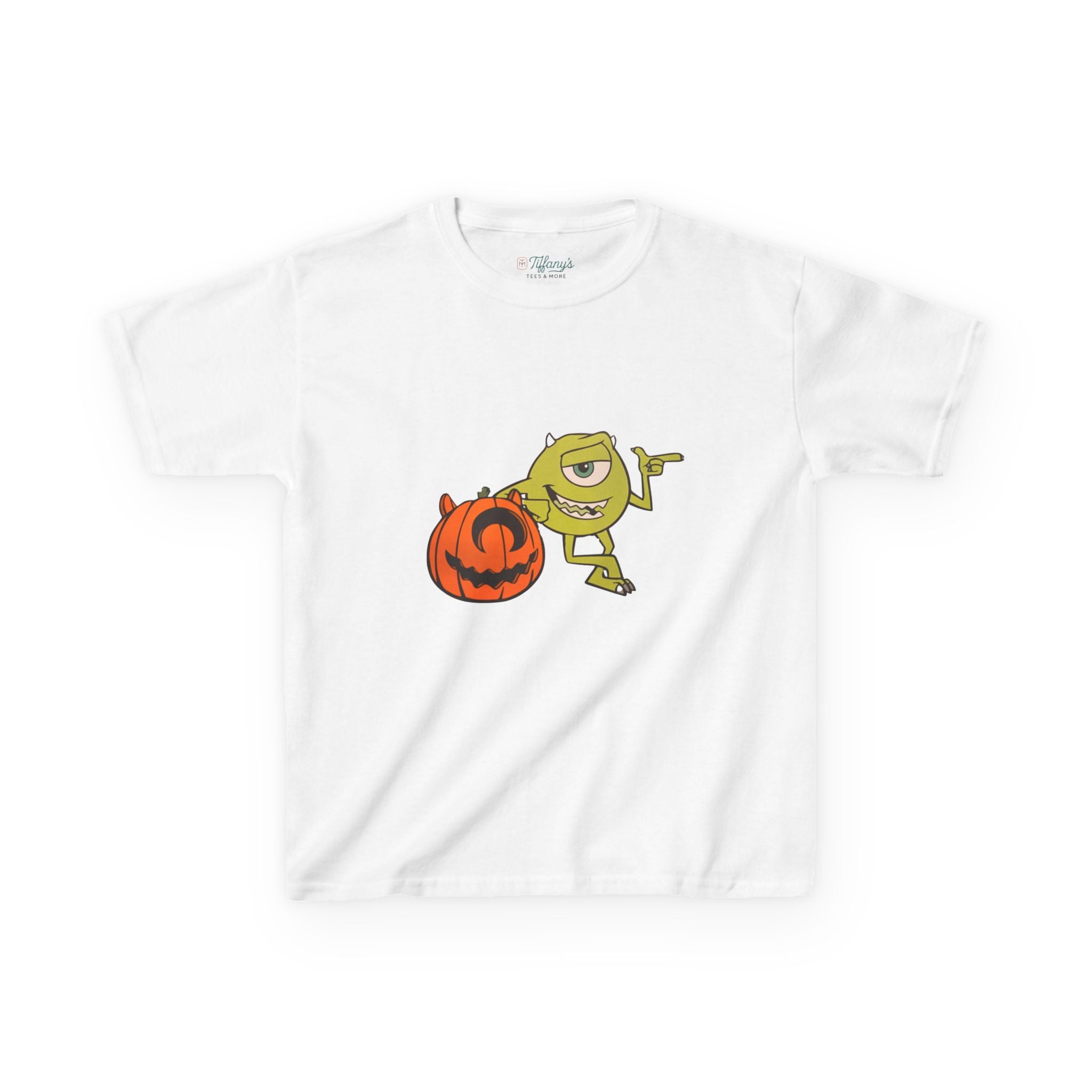Halloween Kids Tee with Fun Pumpkin Design, Spooky Outfit, Trick or Treat Shirt, Kids Halloween Apparel, Cute Halloween Costume