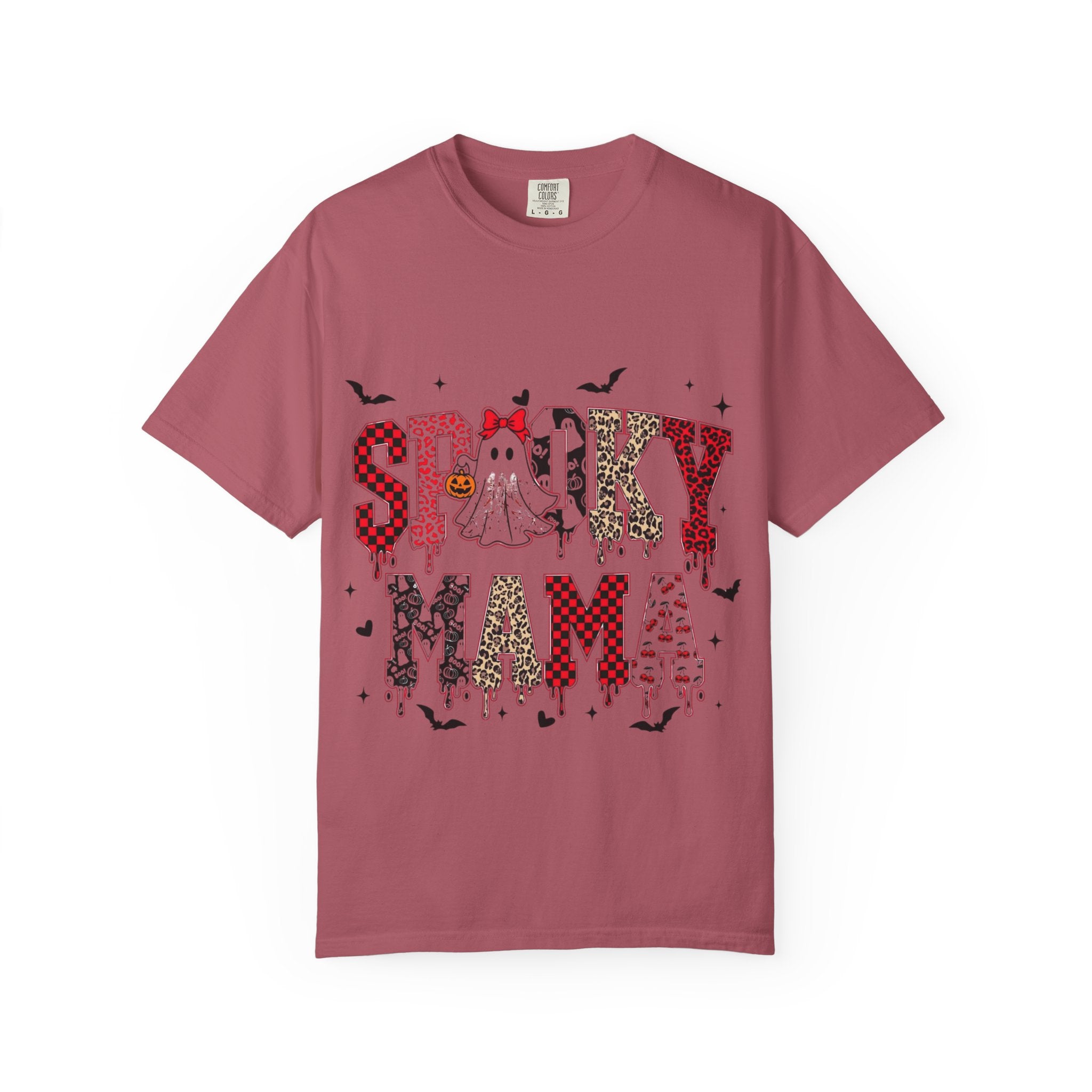 Spooky Mama Halloween T-Shirt, Unisex Halloween Shirt, Cute Ghost Tee, Fall Fashion, Casual Wear, Gift for Moms