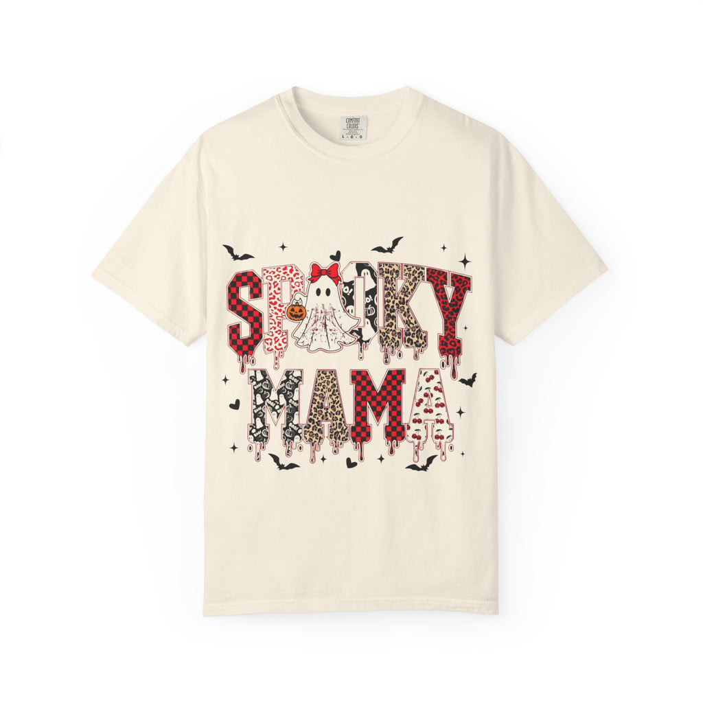 Spooky Mama Halloween T-Shirt, Unisex Halloween Shirt, Cute Ghost Tee, Fall Fashion, Casual Wear, Gift for Moms