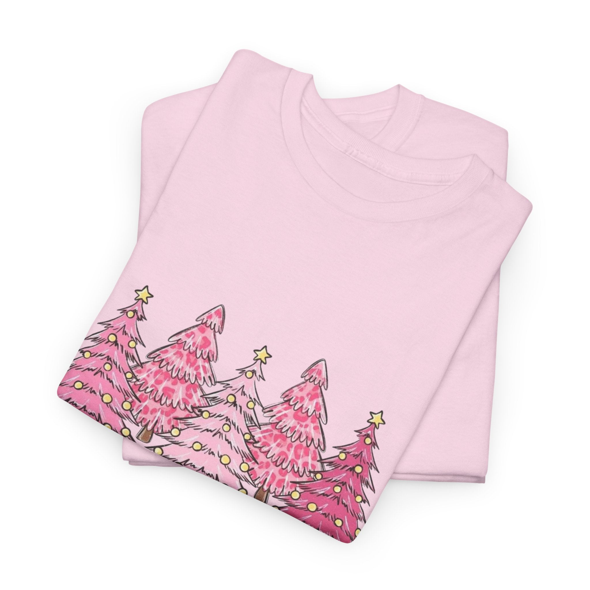 Merry Christmas Unisex Heavy Cotton Tee - Festive Holiday Shirt
