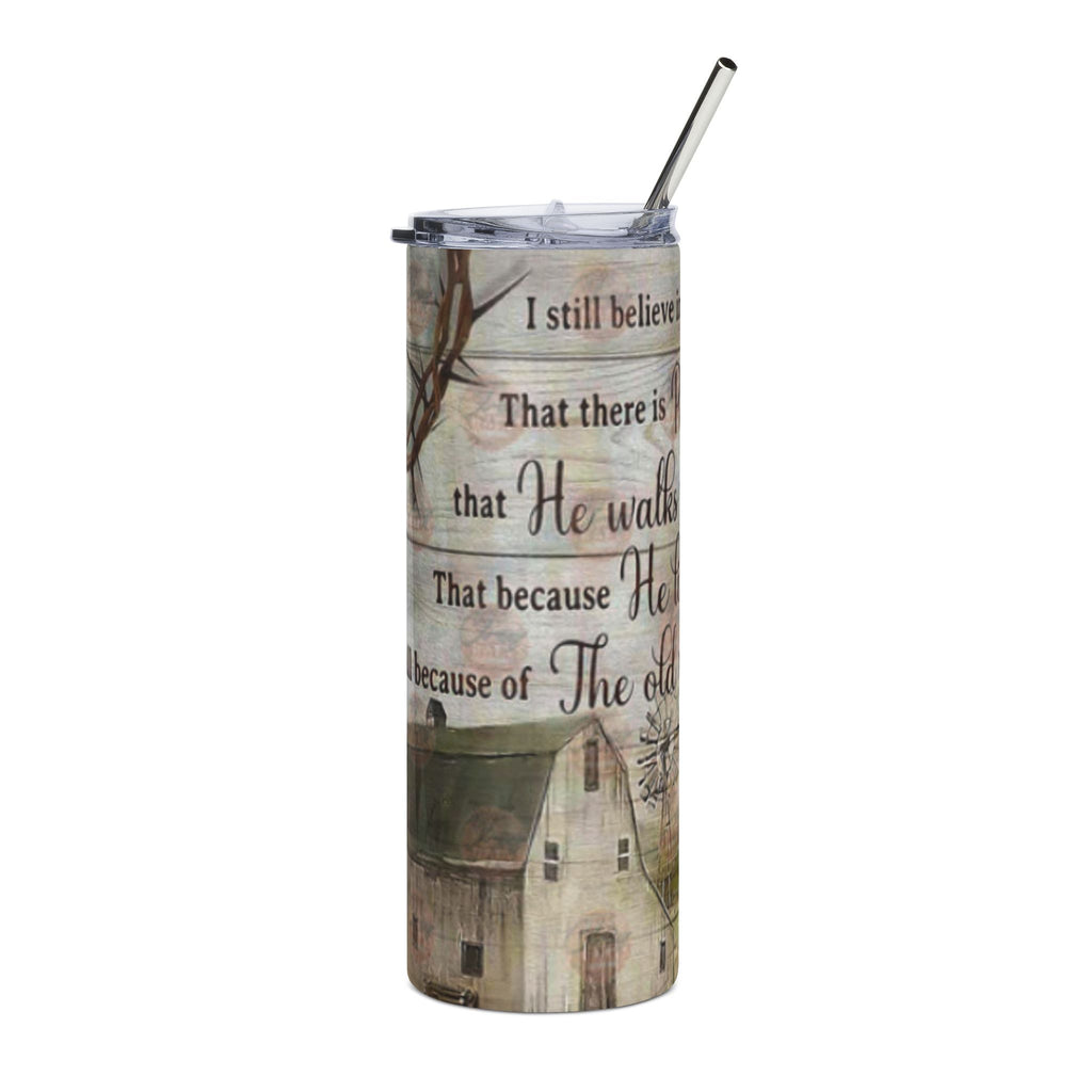 Amazing Grace Stainless Steel Tumbler with Quotes