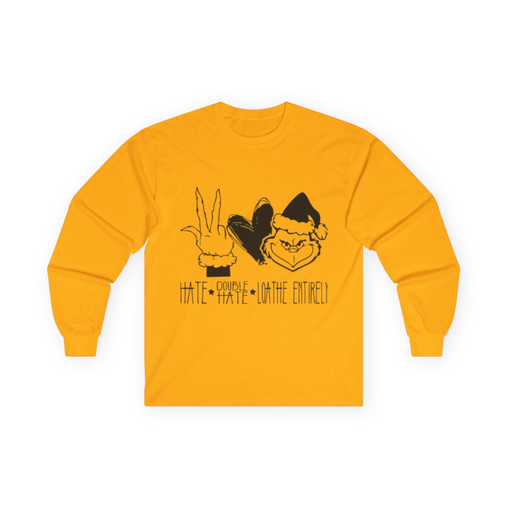 Unisex Long Sleeve Tee - Holiday Humor Shirt, Cozy Gift for Friends, Christmas Party Tee, Fun Winter Apparel, Seasonal Comedy Wear