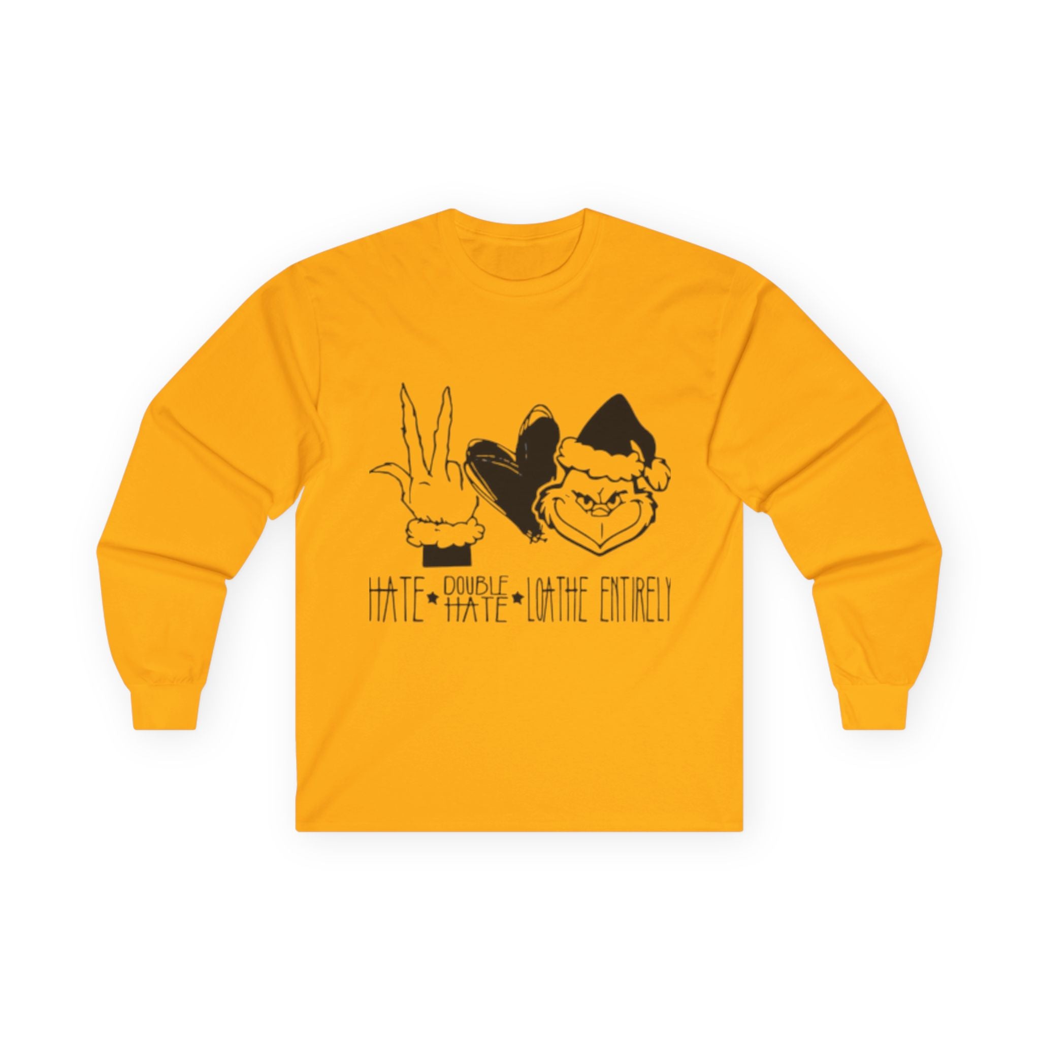 Unisex Long Sleeve Tee - Holiday Humor Shirt, Cozy Gift for Friends, Christmas Party Tee, Fun Winter Apparel, Seasonal Comedy Wear