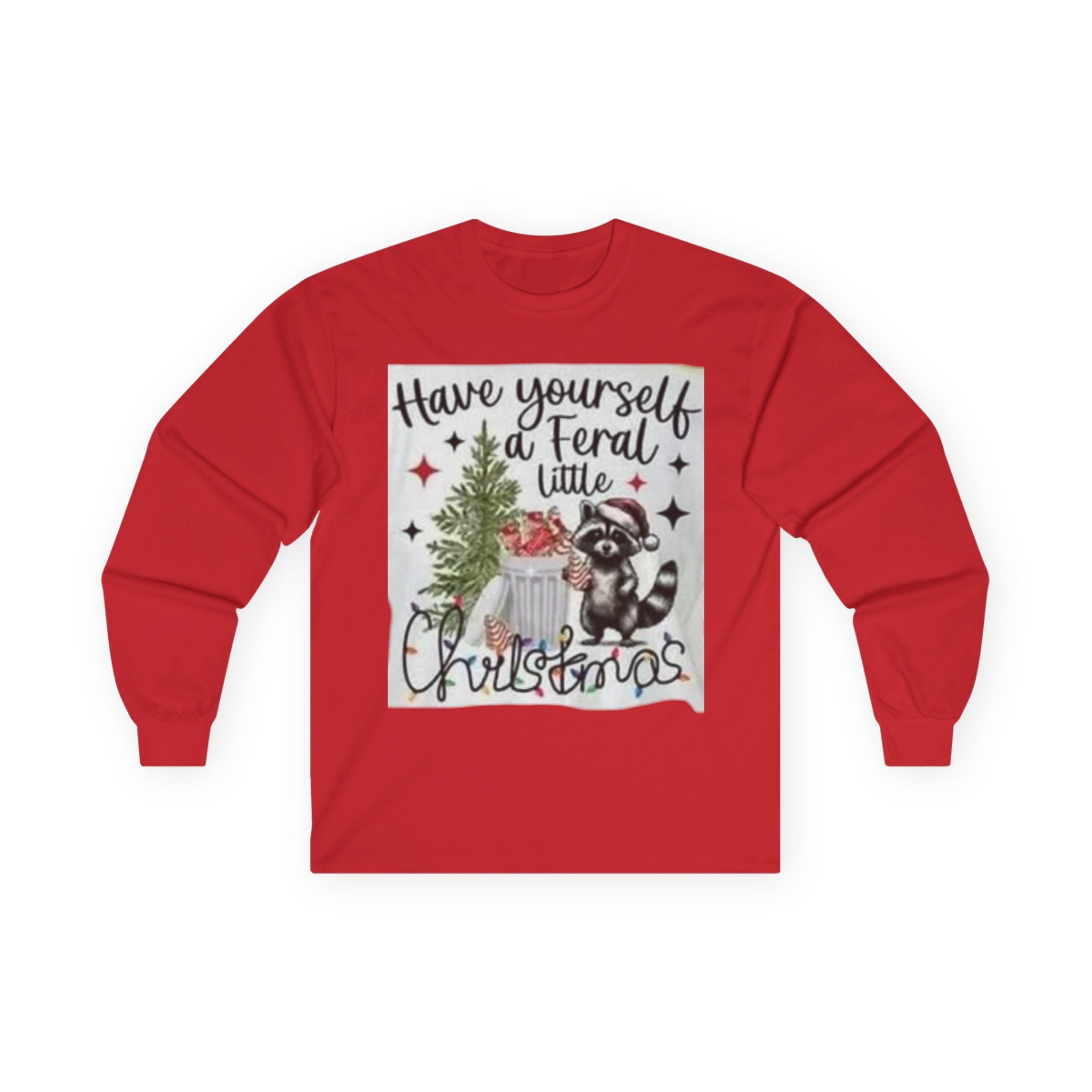 Christmas Cat Long Sleeve Tee, Have Yourself a Feral Little Christmas Shirt, Unisex Holiday Apparel, Festive Gift for Cat Lovers, Cozy [...]
