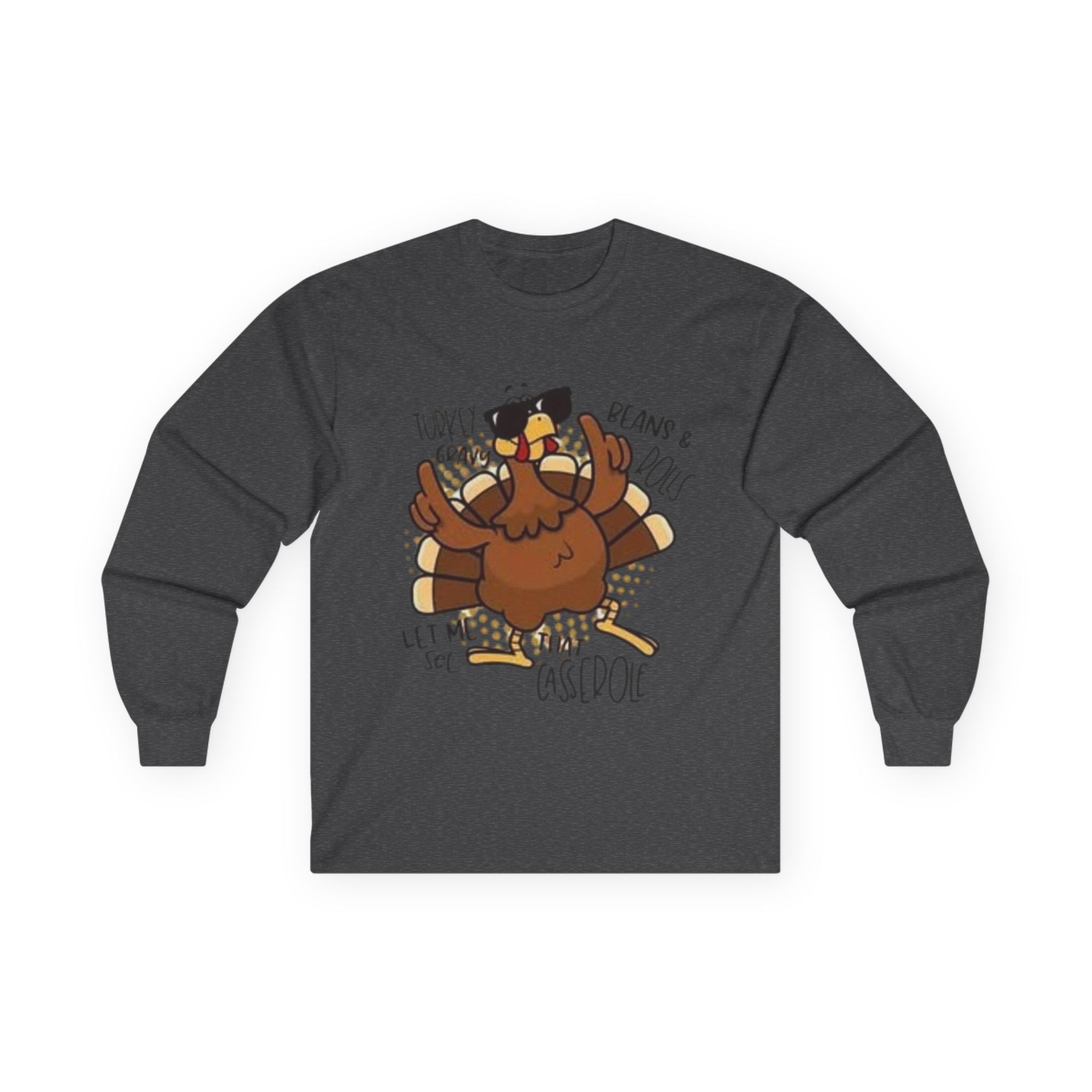 Lemme See That Casserole, Funny Thanksgiving Long Sleeve Tee, Casual Fall Clothing, Gift for Turkey Lovers, Unisex Holiday Apparel, Cute Thanksgiving Shirt, [...]