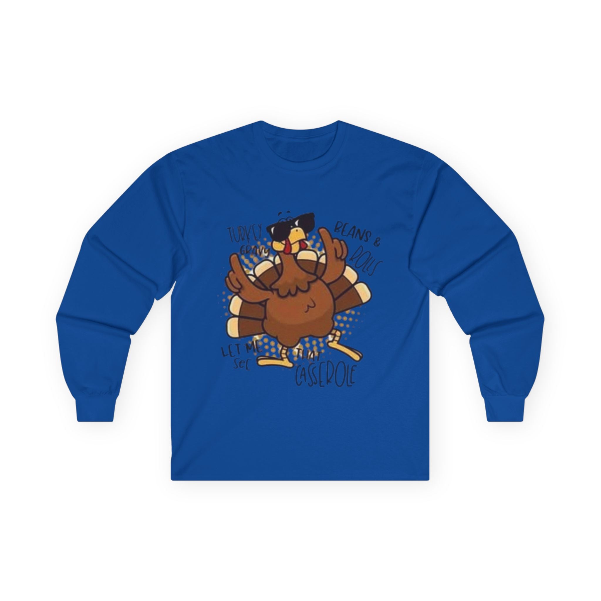 Lemme See That Casserole, Funny Thanksgiving Long Sleeve Tee, Casual Fall Clothing, Gift for Turkey Lovers, Unisex Holiday Apparel, Cute Thanksgiving Shirt, [...]