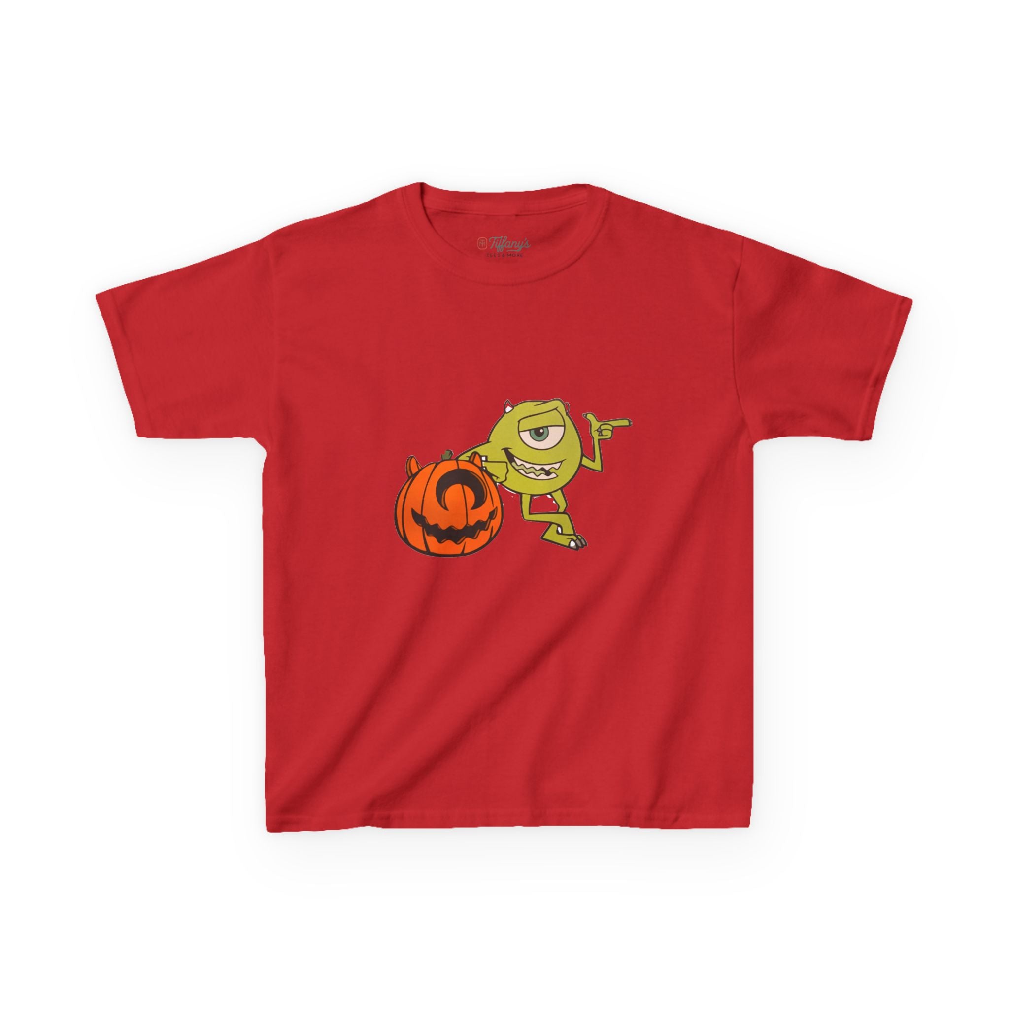 Halloween Kids Tee with Fun Pumpkin Design, Spooky Outfit, Trick or Treat Shirt, Kids Halloween Apparel, Cute Halloween Costume