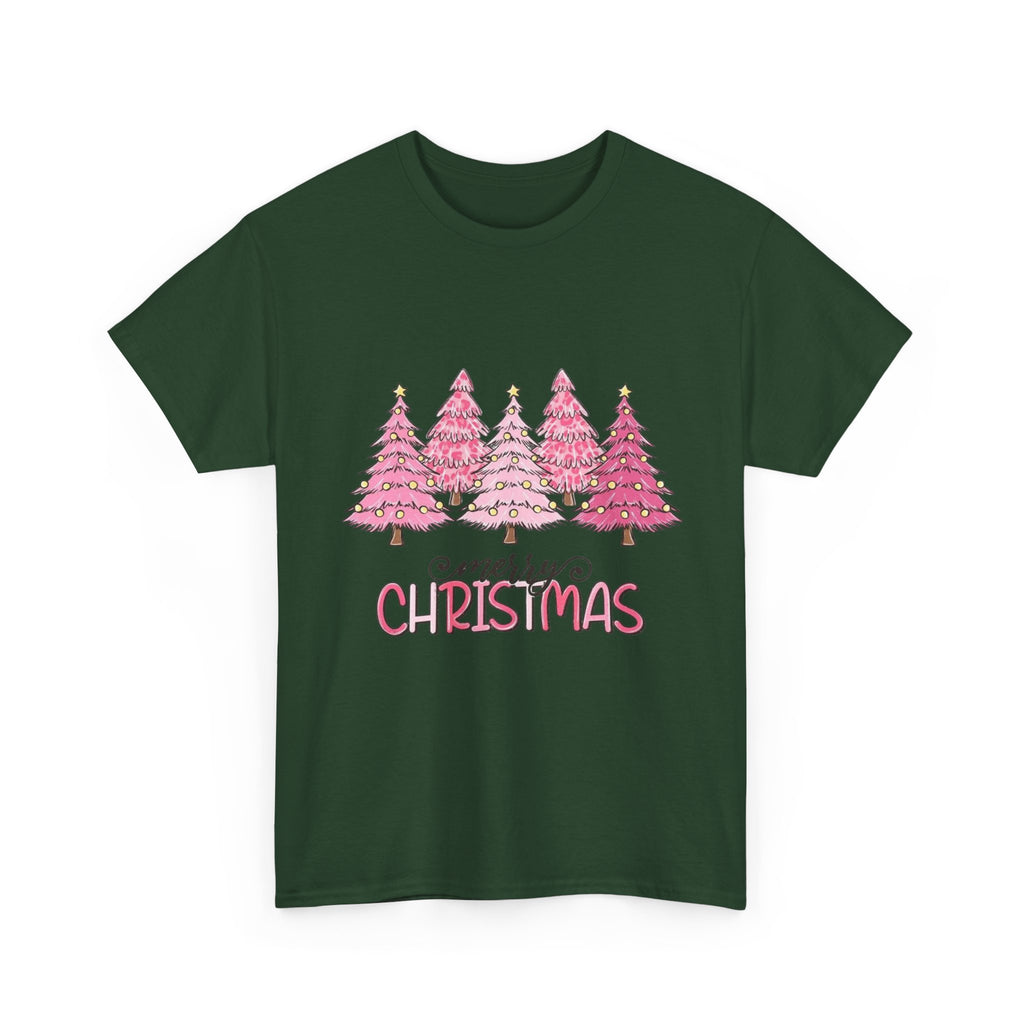 Merry Christmas Unisex Heavy Cotton Tee - Festive Holiday Shirt