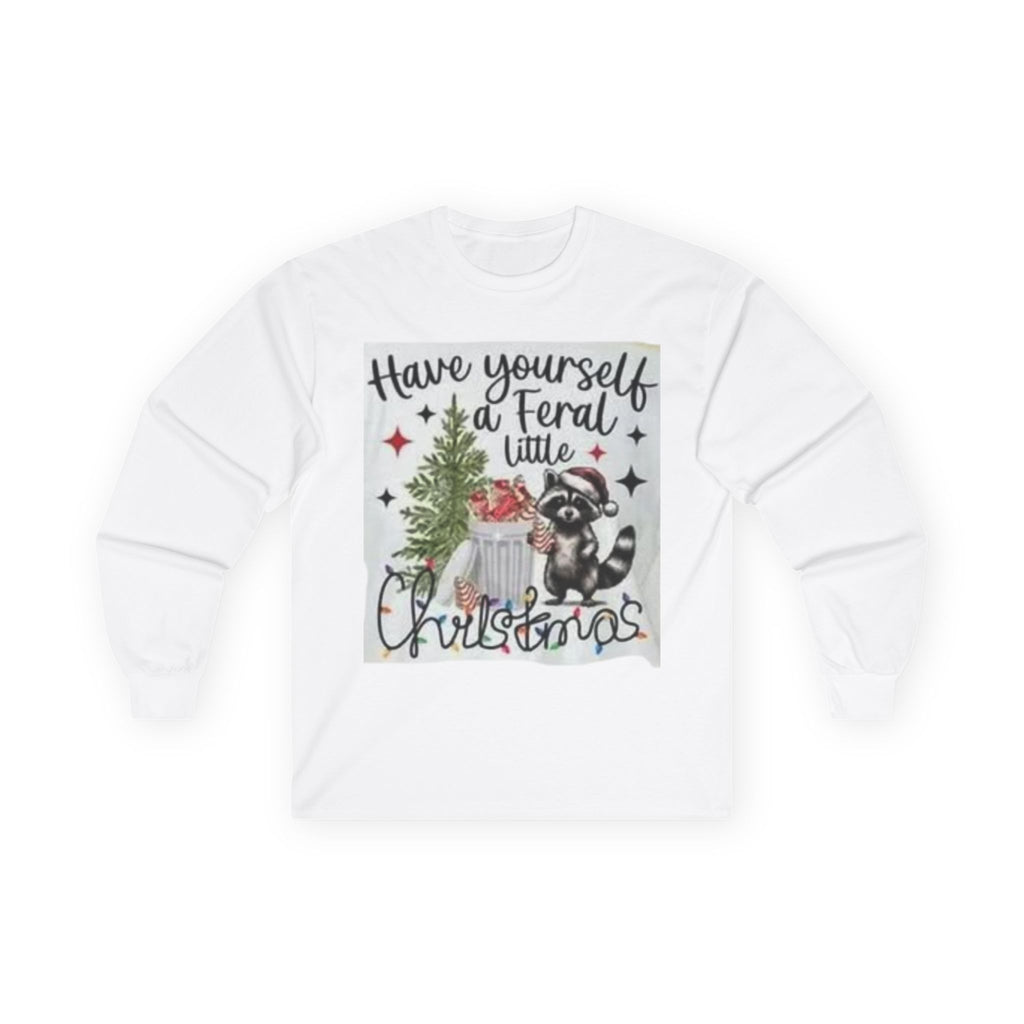 Christmas Cat Long Sleeve Tee, Have Yourself a Feral Little Christmas Shirt, Unisex Holiday Apparel, Festive Gift for Cat Lovers, Cozy [...]