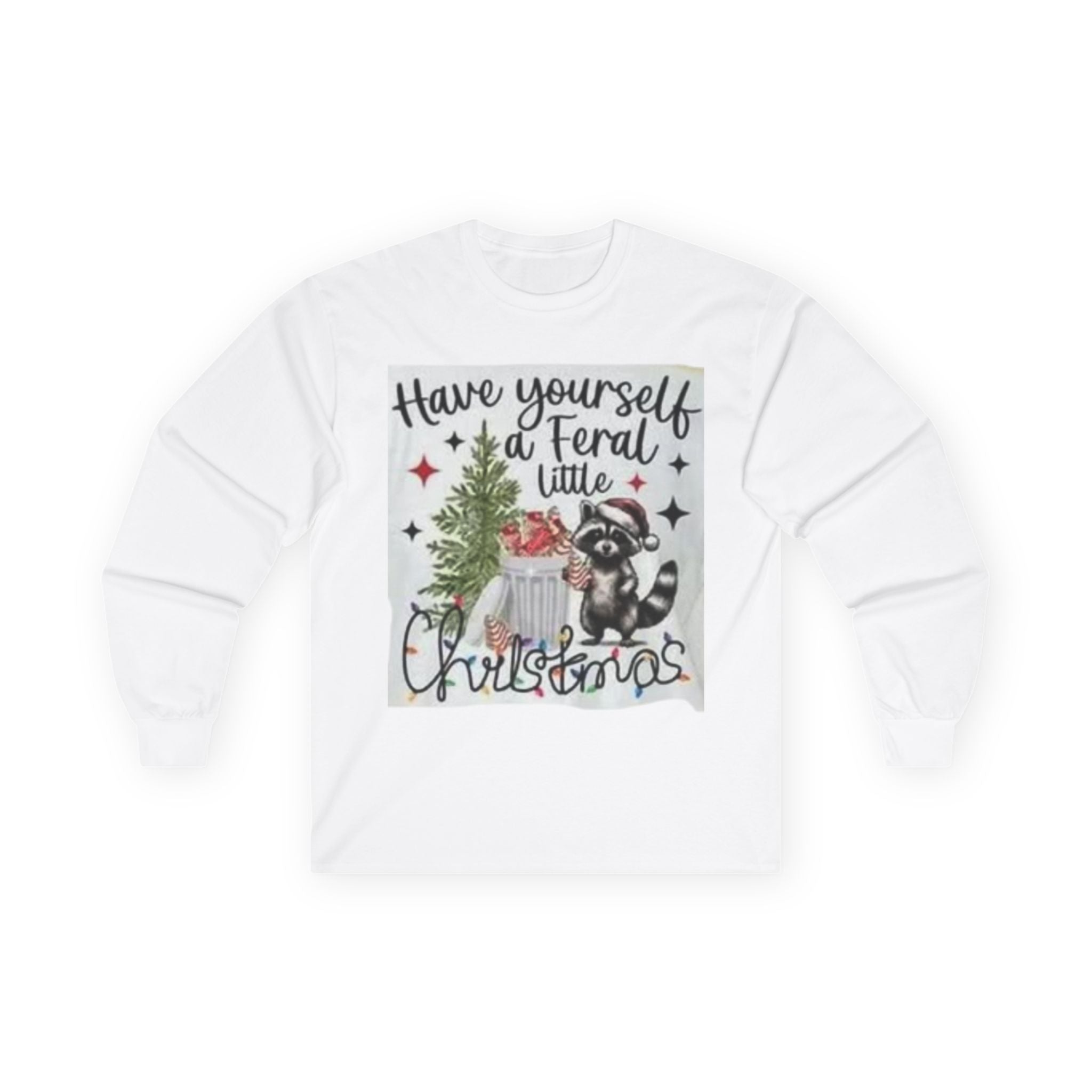 Christmas Cat Long Sleeve Tee, Have Yourself a Feral Little Christmas Shirt, Unisex Holiday Apparel, Festive Gift for Cat Lovers, Cozy [...]