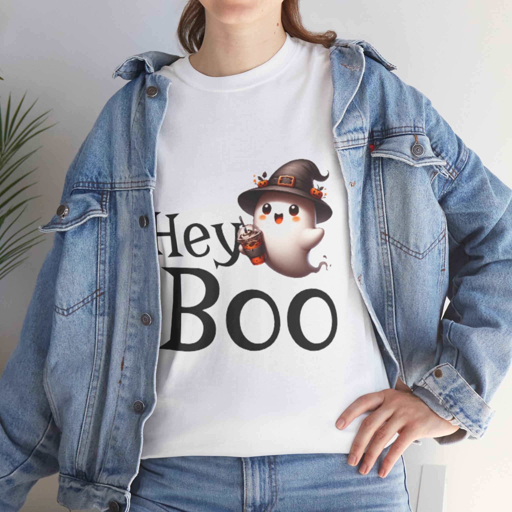 Hey Boo Halloween Tee - Unisex