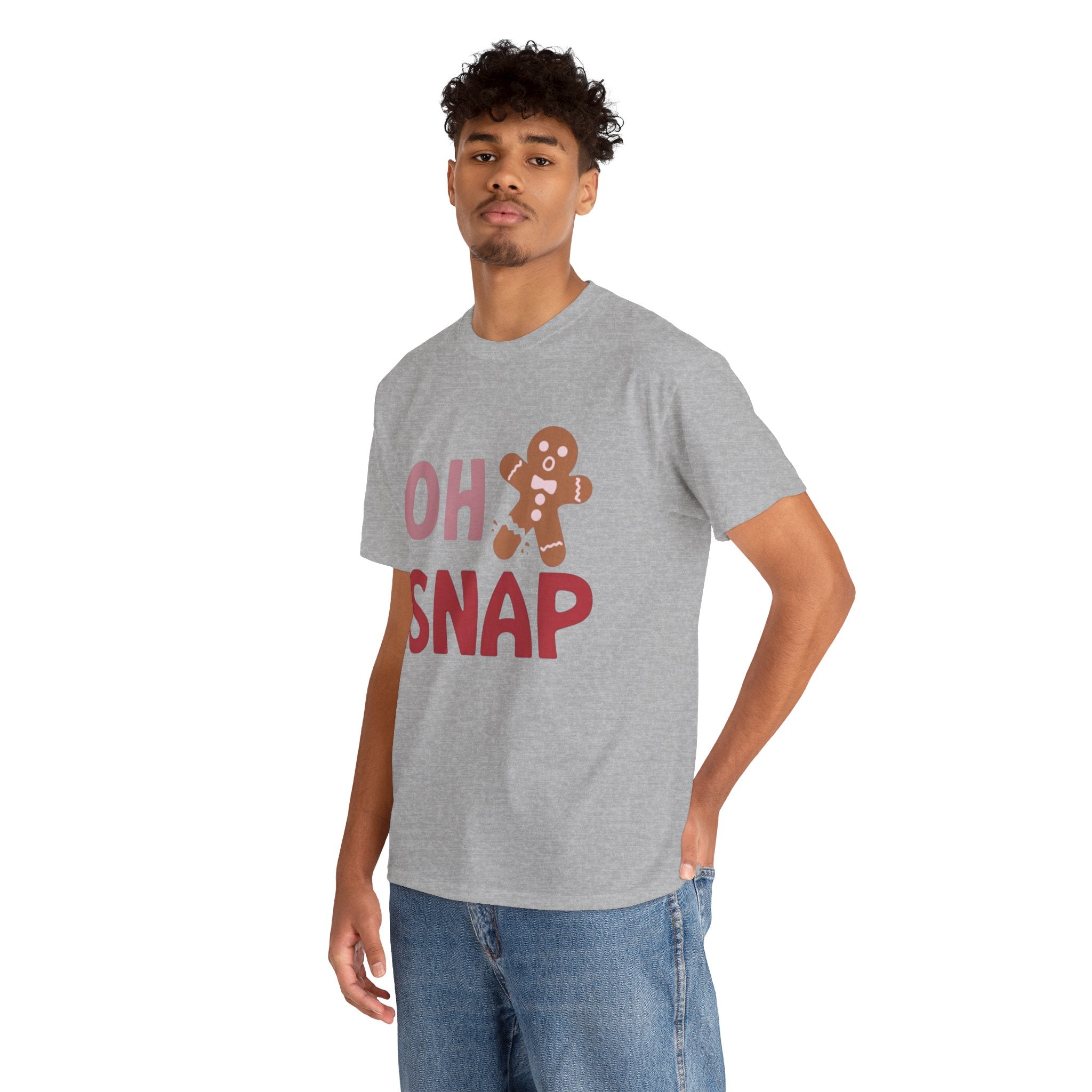 Oh Snap Gingerbread Tee — Funny Holiday Christmas T-Shirt