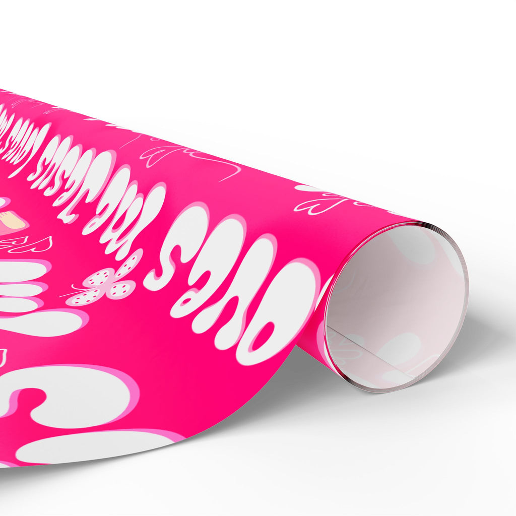 Colorful Christian Wrapping Paper - Jesus Loves Me Design