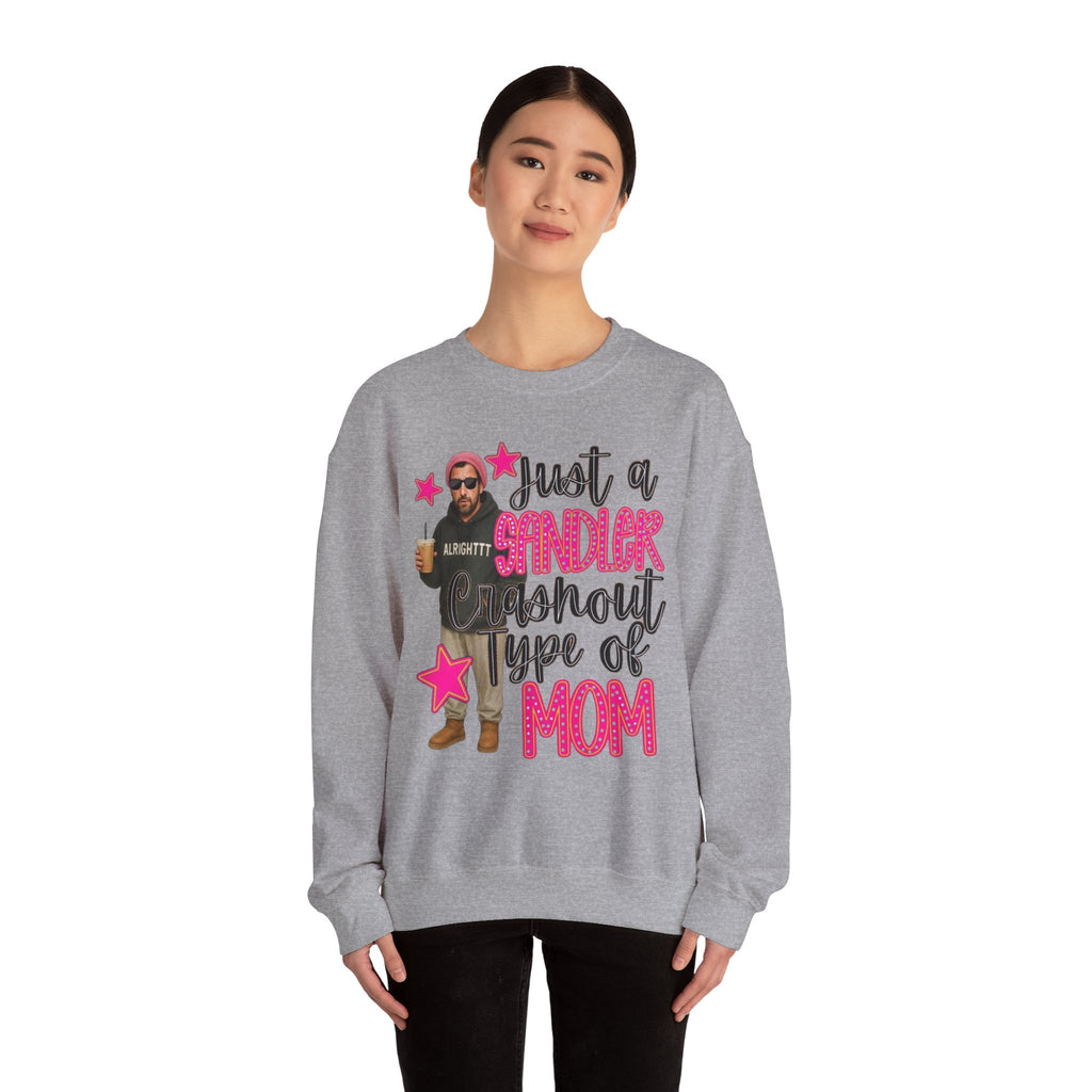 Just a Sandler Type of Mom Sweatshirt, Funny Mom Sweatshirt, Mother's Day Gift, Movie Lover Gift, Comfy Crewneck Sweater
