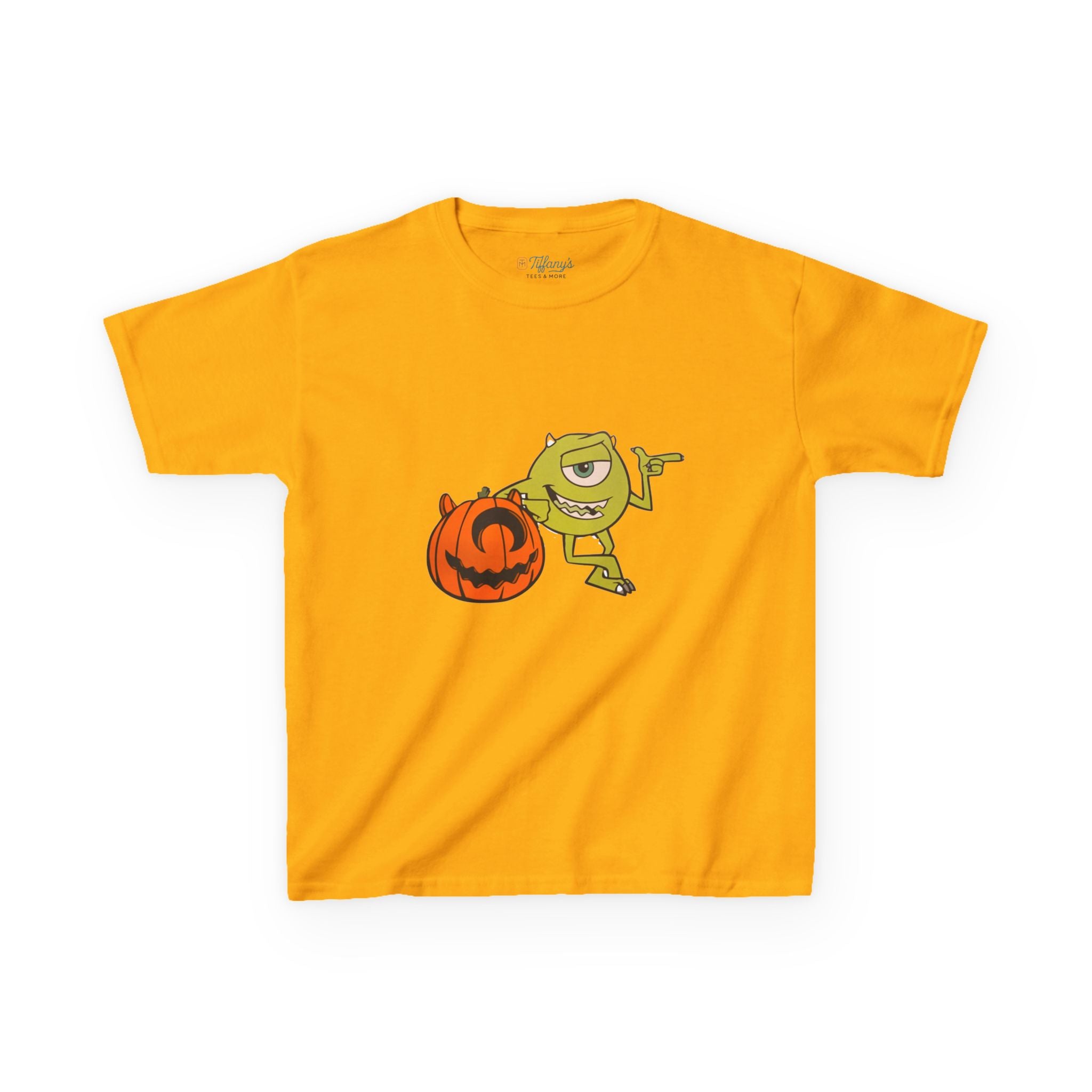 Halloween Kids Tee with Fun Pumpkin Design, Spooky Outfit, Trick or Treat Shirt, Kids Halloween Apparel, Cute Halloween Costume