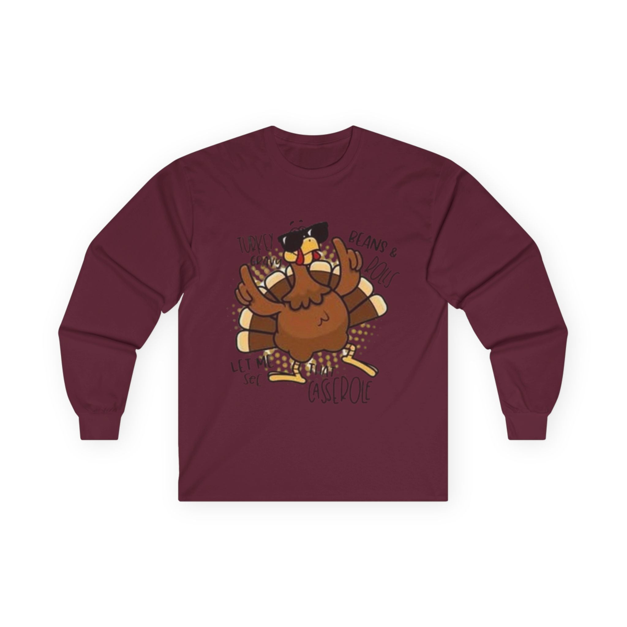 Lemme See That Casserole, Funny Thanksgiving Long Sleeve Tee, Casual Fall Clothing, Gift for Turkey Lovers, Unisex Holiday Apparel, Cute Thanksgiving Shirt, [...]