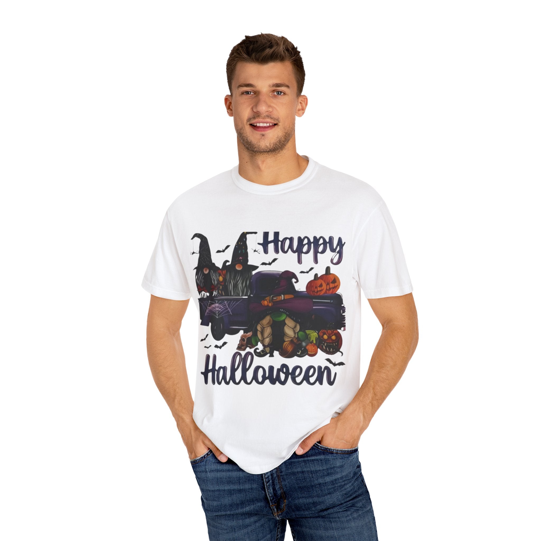 Happy Halloween Unisex T-Shirt, Fun Fall Apparel, Halloween Costume Shirt, Spooky Tees, Gift for Halloween Lovers