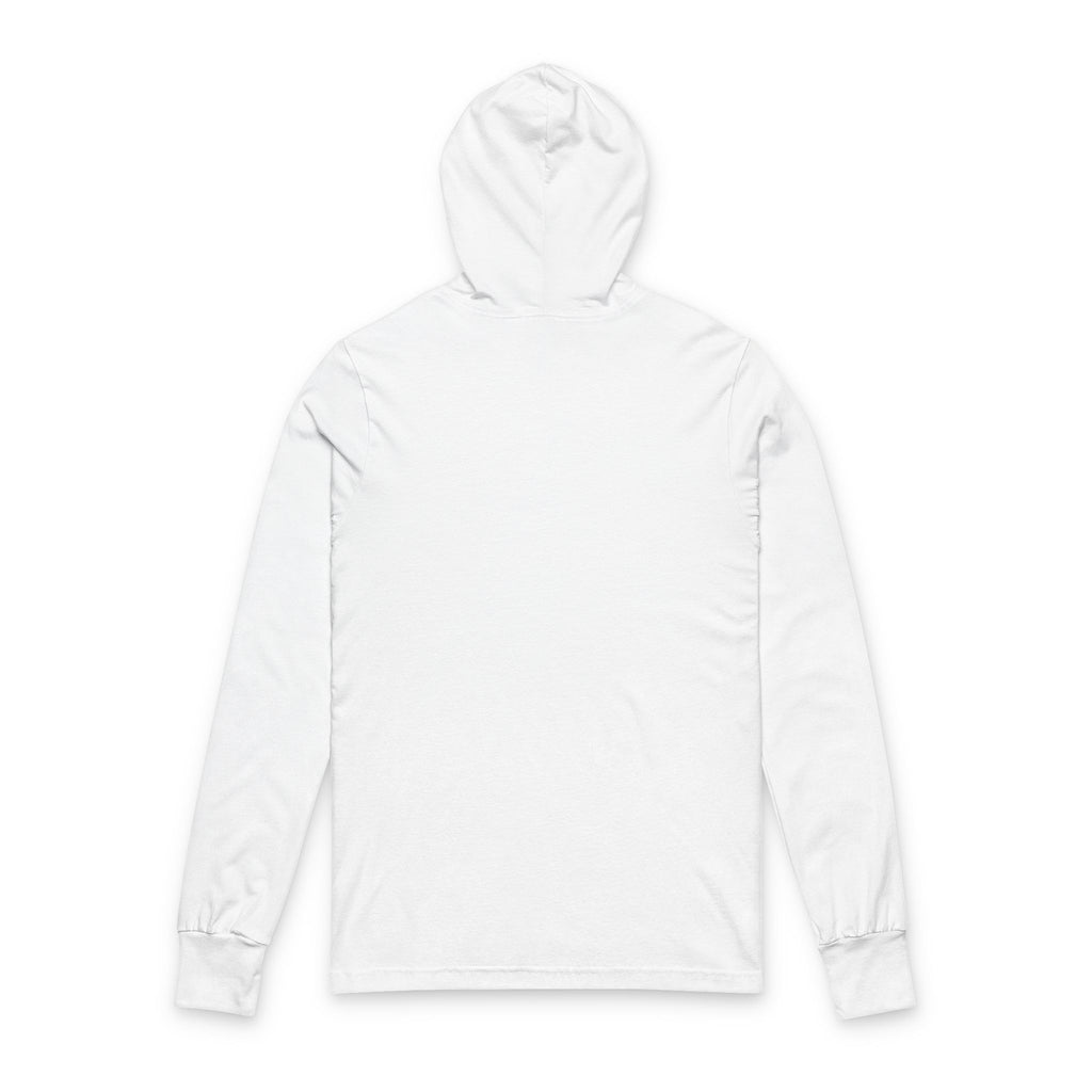 Shoe Box Full-MoneyBaggs Collection Unisex Hooded Long Sleeve Tee, Casual Wear, Gift for Sneakerheads, Streetwear Style, Outdoor Adventure Apparel